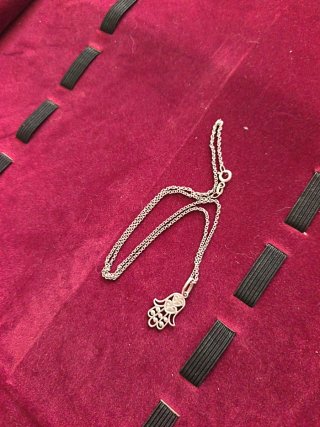 Collar Mano de Fátima Plata 925