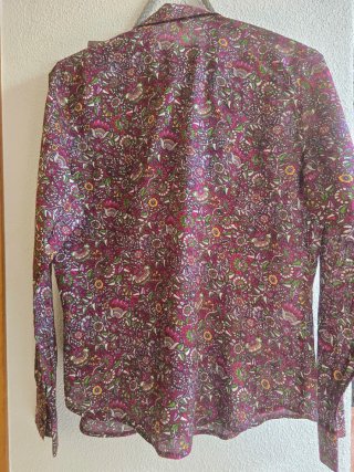 Blusa Visage Bordô Estampada Tamanho M