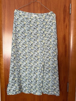 Falda larga floral