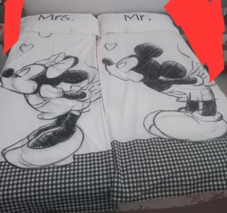 Set copripiumino Minnie & Topolino