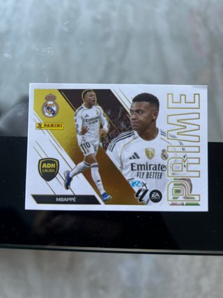 Cromo Mbappé Prime Oro 26/27 es el numero 8