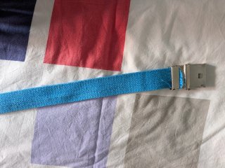 Cinturón infantil azul