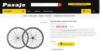 Rueda Trasera Mavic Ksyrium UST