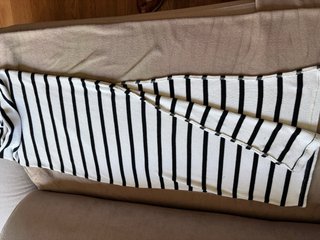 Falda larga Bershka rayas blancas y negras