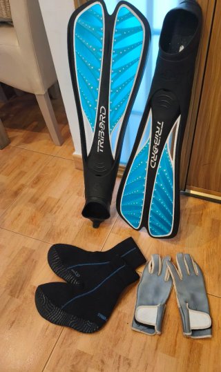 Kit Pesca Submarina traje y aletas