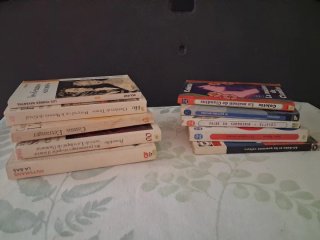 Lote 10 libros en francés. Camus, Colette, Molière