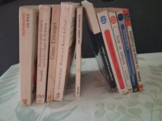 Lote 10 libros en francés. Camus, Colette, Molière