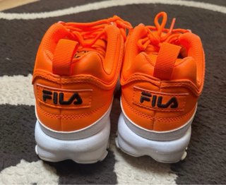 Zapatillas Fila Naranja Fosforito