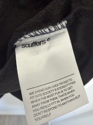 Sudadera Scuffers azul con logo withlove