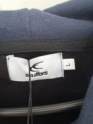 Sudadera Scuffers azul con logo withlove