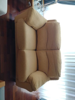 Sofá de 2 plazas tela beige