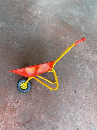 Set jardinería infantil con carretilla de juguete
