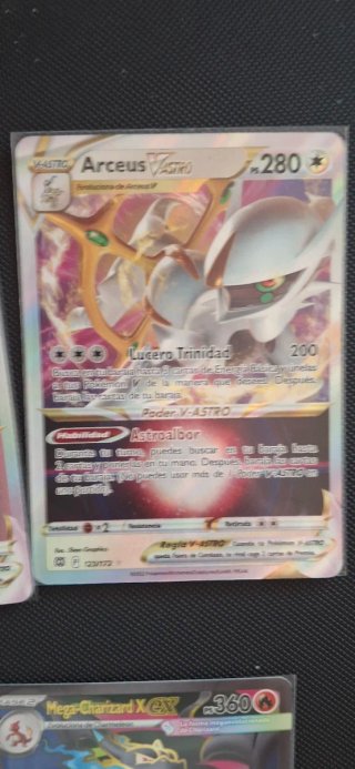 Cartas Pokémon: Arceus, Mega Gengar, Mega Charizar