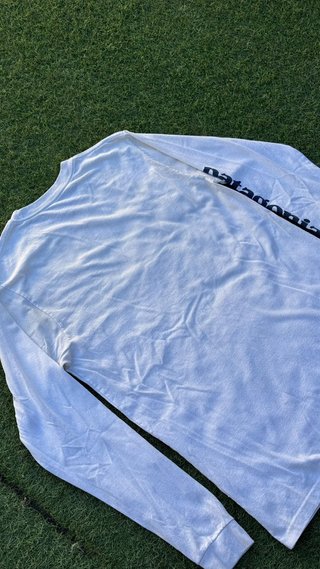 Camiseta Patagonia manga larga blanca Talla M
