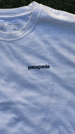 Camiseta Patagonia manga larga blanca Talla M