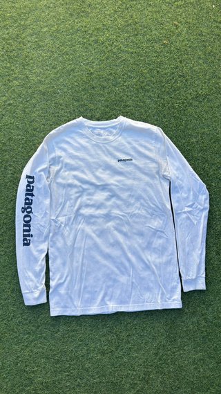 Camiseta Patagonia manga larga blanca Talla M