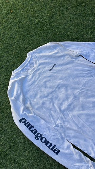Camiseta Patagonia manga larga blanca Talla M