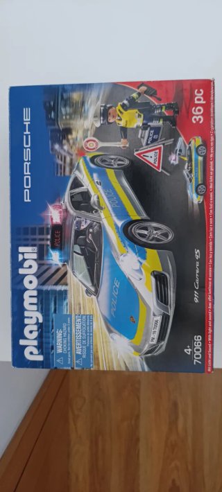 Playmobil Porsche 911 Carrera 4S Policía 70066
