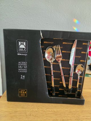 Juego de cubiertos BRA Acero Inoxidable 18/10