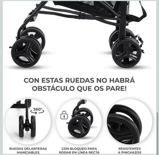 Silla de paseo ligera Kinderkraft verde