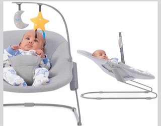 Hamaca bebé Kinderkraft CALMEE gris