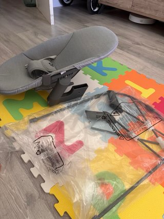 Hamaca bebé Kinderkraft CALMEE gris
