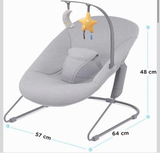 Hamaca bebé Kinderkraft CALMEE gris