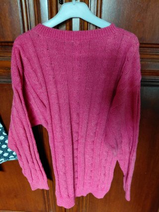 Maglione rosa vintage made in Italy