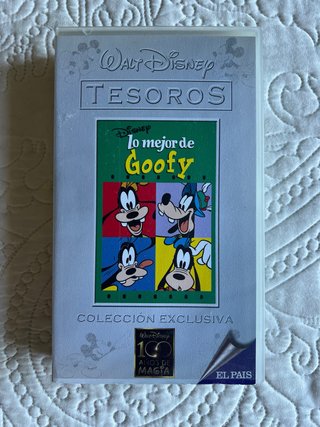 VHS Lo Mejor de Goofy Disney Tesoros