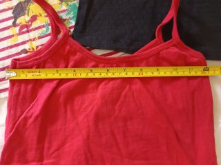 Lote 3 camisetas tirantes S/M encaje floral