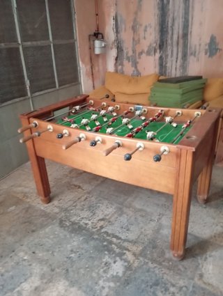 Futbolín años 40 - Pieza de coleccionista