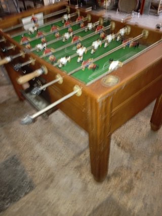 Futbolín años 40 - Pieza de coleccionista