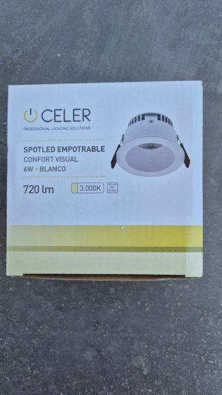 4 Focos LED Empotrables Celer