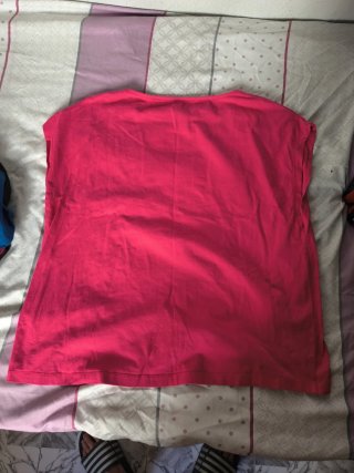 Camiseta rosa con escudo dorado de DracoTitilandus