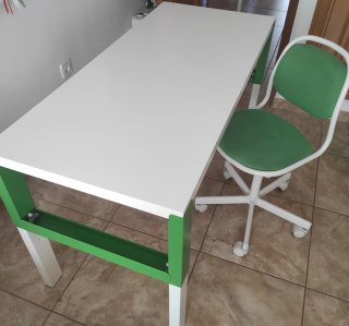 Escritorio y Silla Ajustables 1.28m