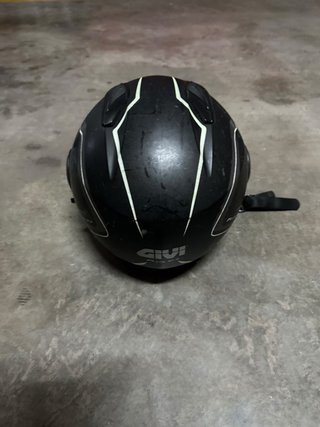 Casco Moto Givi Negro con Visera Transparente