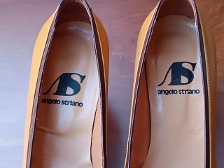 Zapatos de salón piel bicolor elegantes