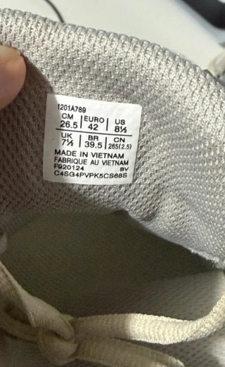 Asics gel nyc cream/oyster grey