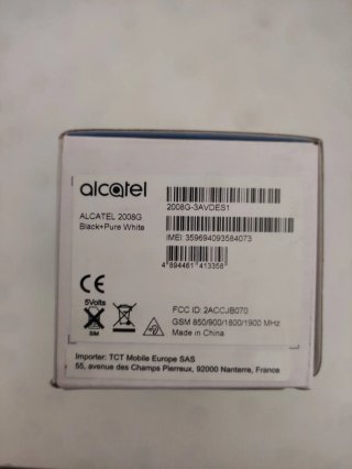 Móvil Alcatel 2008G Nuevo Caja Precintada