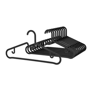 Pack 100 Perchas Ikea Negras