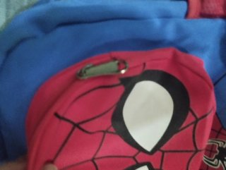 Mochila Spiderman Infantil Azul y Roja