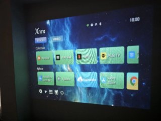 Proyector Xnano 8K Video Decode Dolby Audio