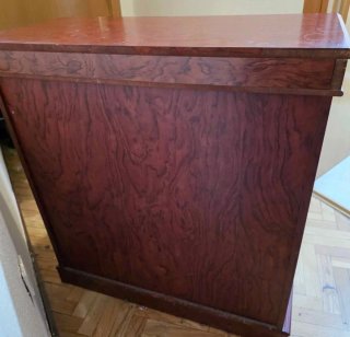 Aparador recibidor madera y metal