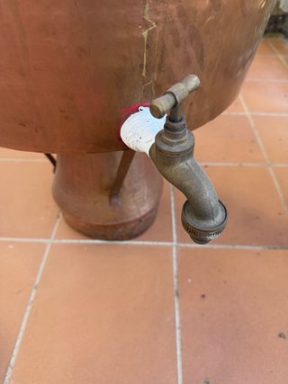 Alquitara o Alambique de Cobre