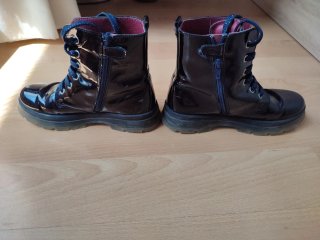 Botas Pablosky Talla 33 Charol Azul Marino