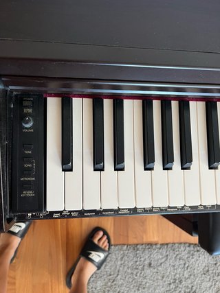 Piano Roland RP-101 marrón + banqueta