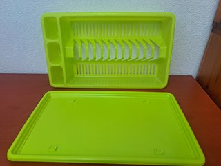 Escurreplatos verde