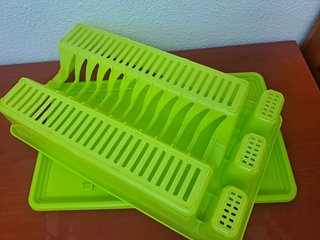 Escurreplatos verde