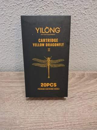 Cartuchos Tatuaje YILONG Yellow Dragonfly 20uds