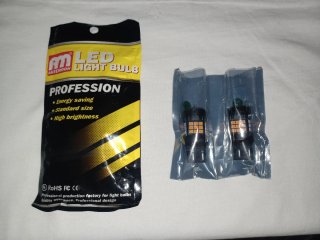 6 Bombillas LED ambar Intermitentes 7440 (canbus)